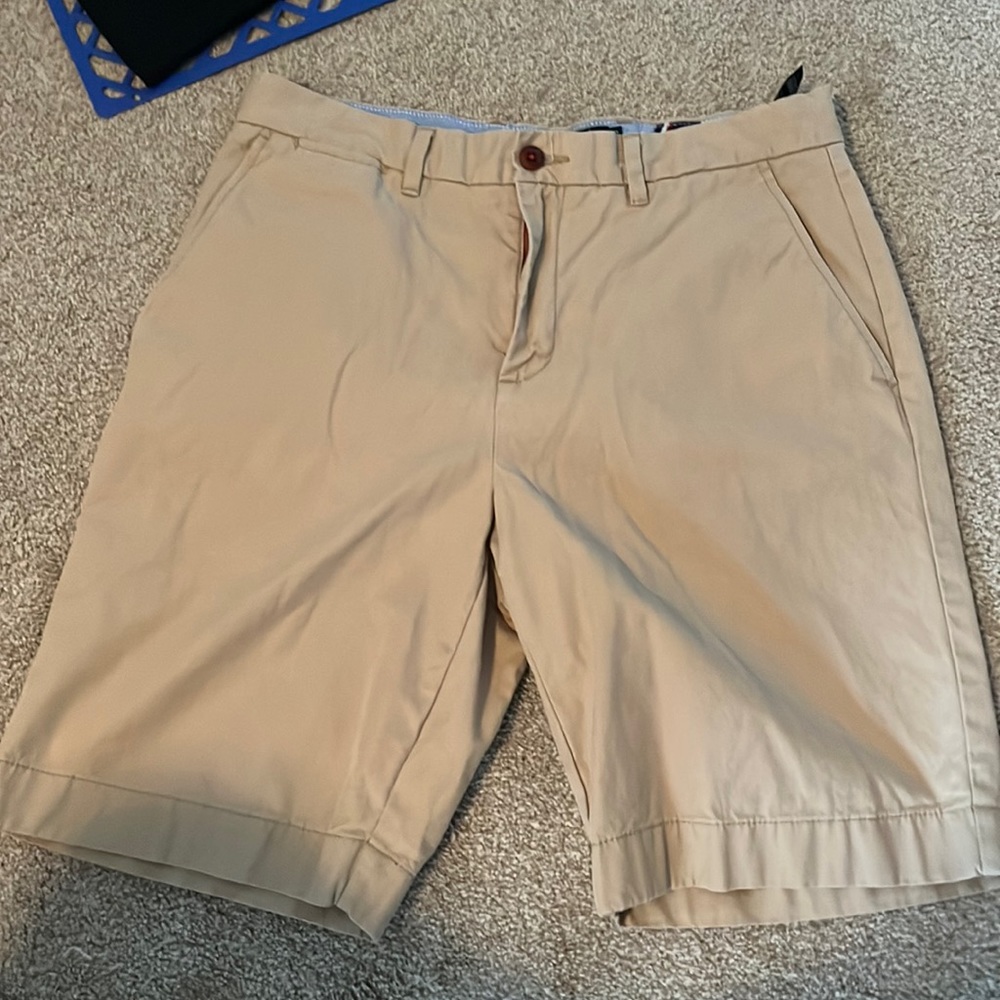 Tommy Hilfiger Khaki Shorts Classic Fit Mens 34